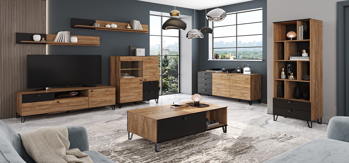System Weil  Burgund Oak